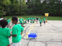 Students at Field Day