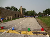 Students at Field Day