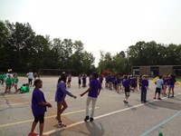 Students at Field Day