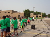 Students at Field Day