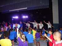 Students at Dance party