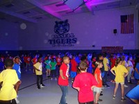 Students at Dance party