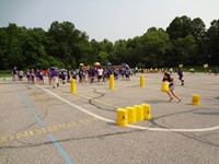 Students at Field Day