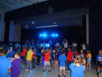 Students at Dance party