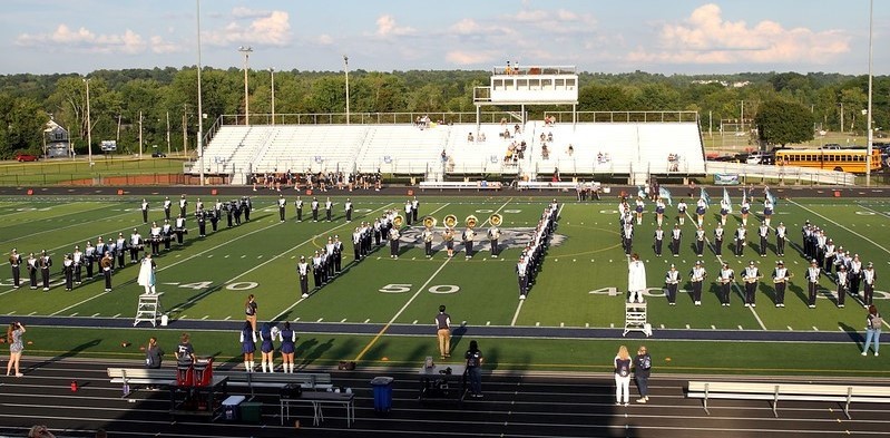 Twinsburg High School Marching Band THS formation